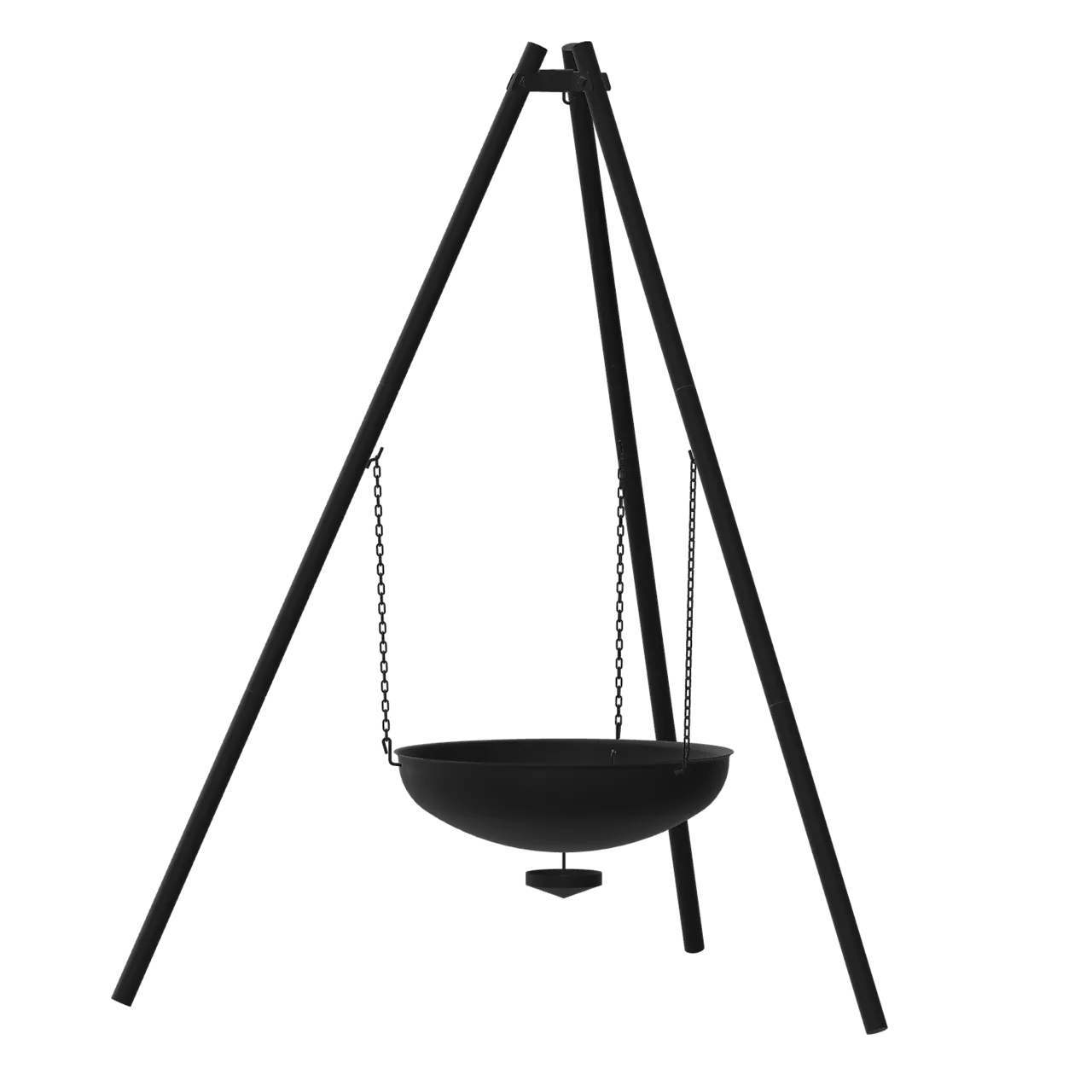 Espegard bålpanne LUN 60 cm med stativ og gryte Espegard bålpanne LUN 60 cm med stativ og gryte