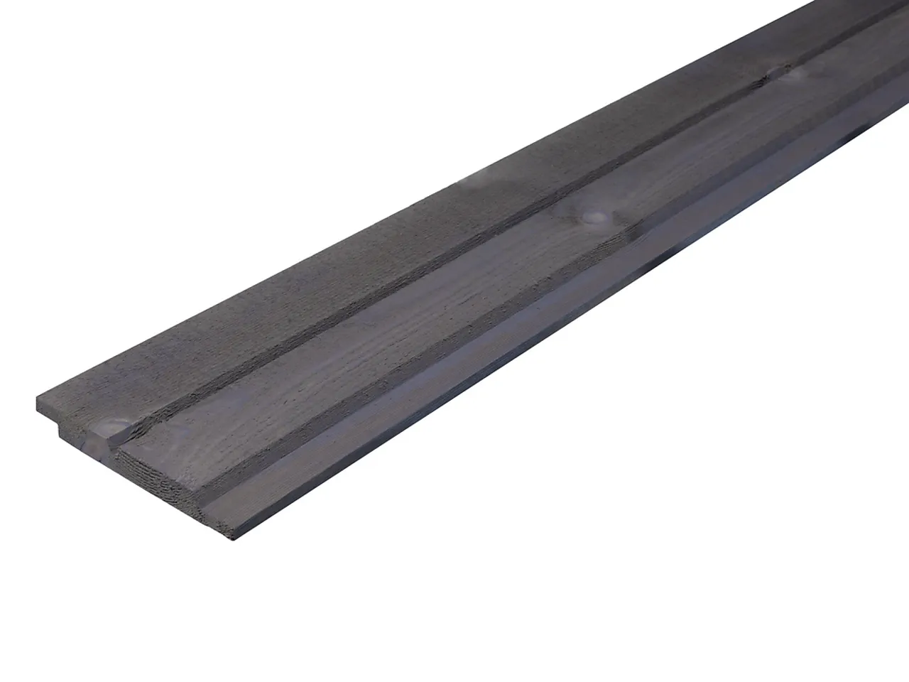 Kledning dobbelfalset royalimpregnert furu 60° grå 19x148 mm