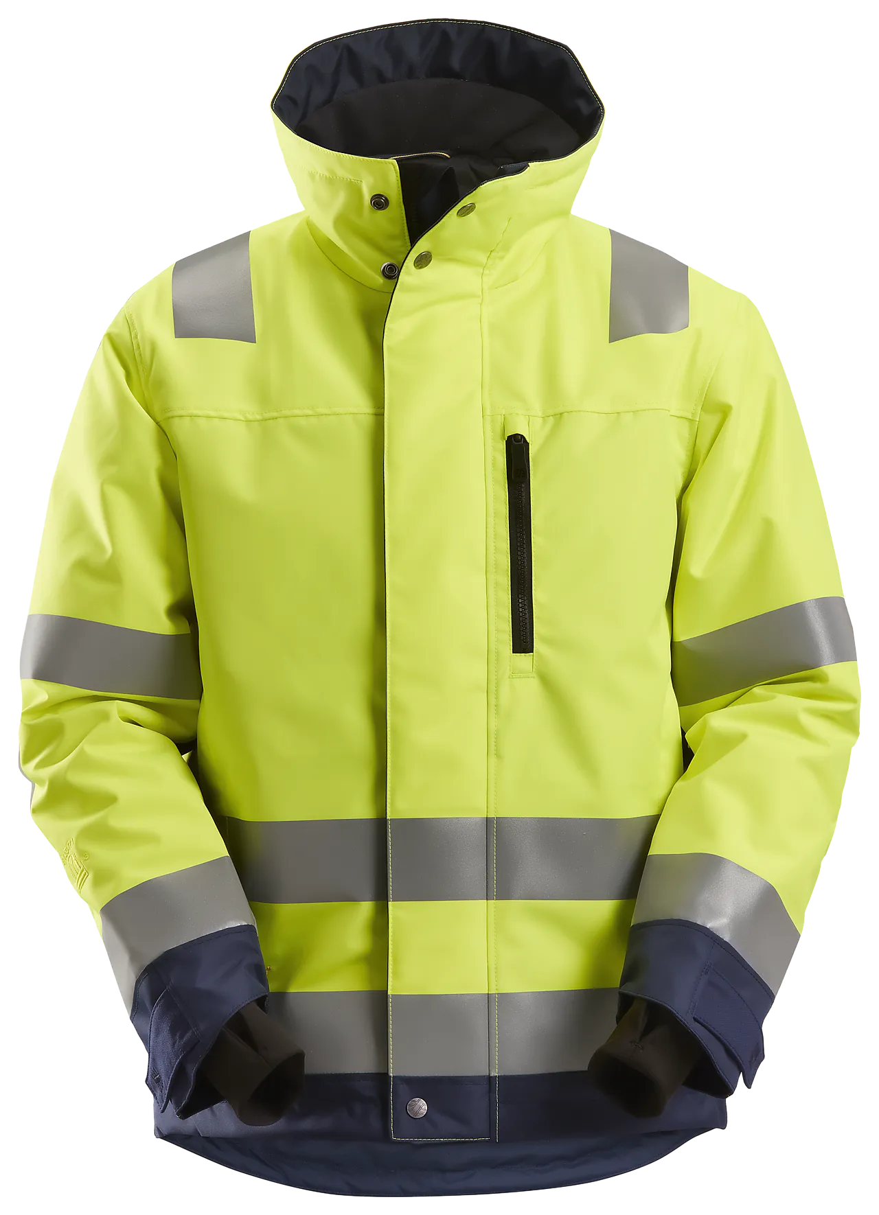 Vinterjakke high-visibility gul/mørk blå str 2XL null - XXL - 2 - Miniatyr