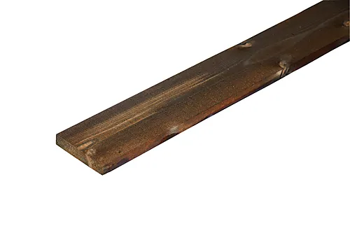 Kledning rektangulær royalimpregnert furu brun 19x98 mm