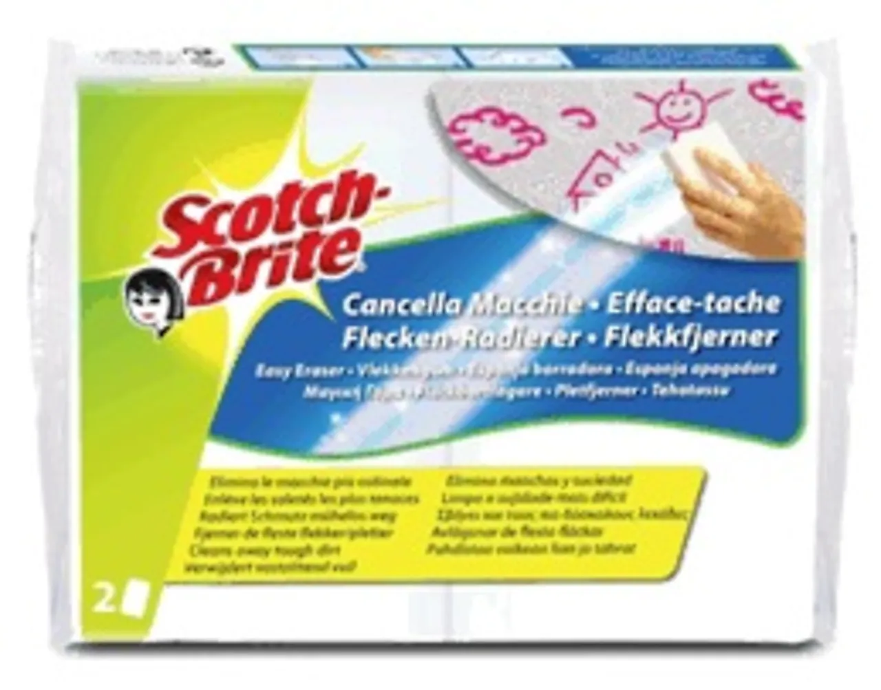 Svamp flekkfjerner 831/2 2 stk null - null - 2 - Miniatyr