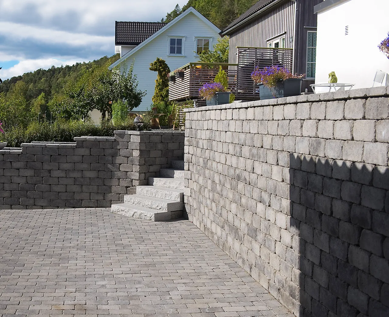 Støttemur geoloc Rådhus gråmix null - null - 3 - Miniatyr