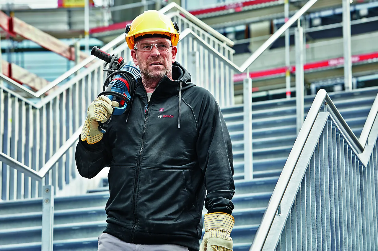 Varmehoodie ghh 12/18v xa 2xl solo gaa null - XXL - 2 - Miniatyr