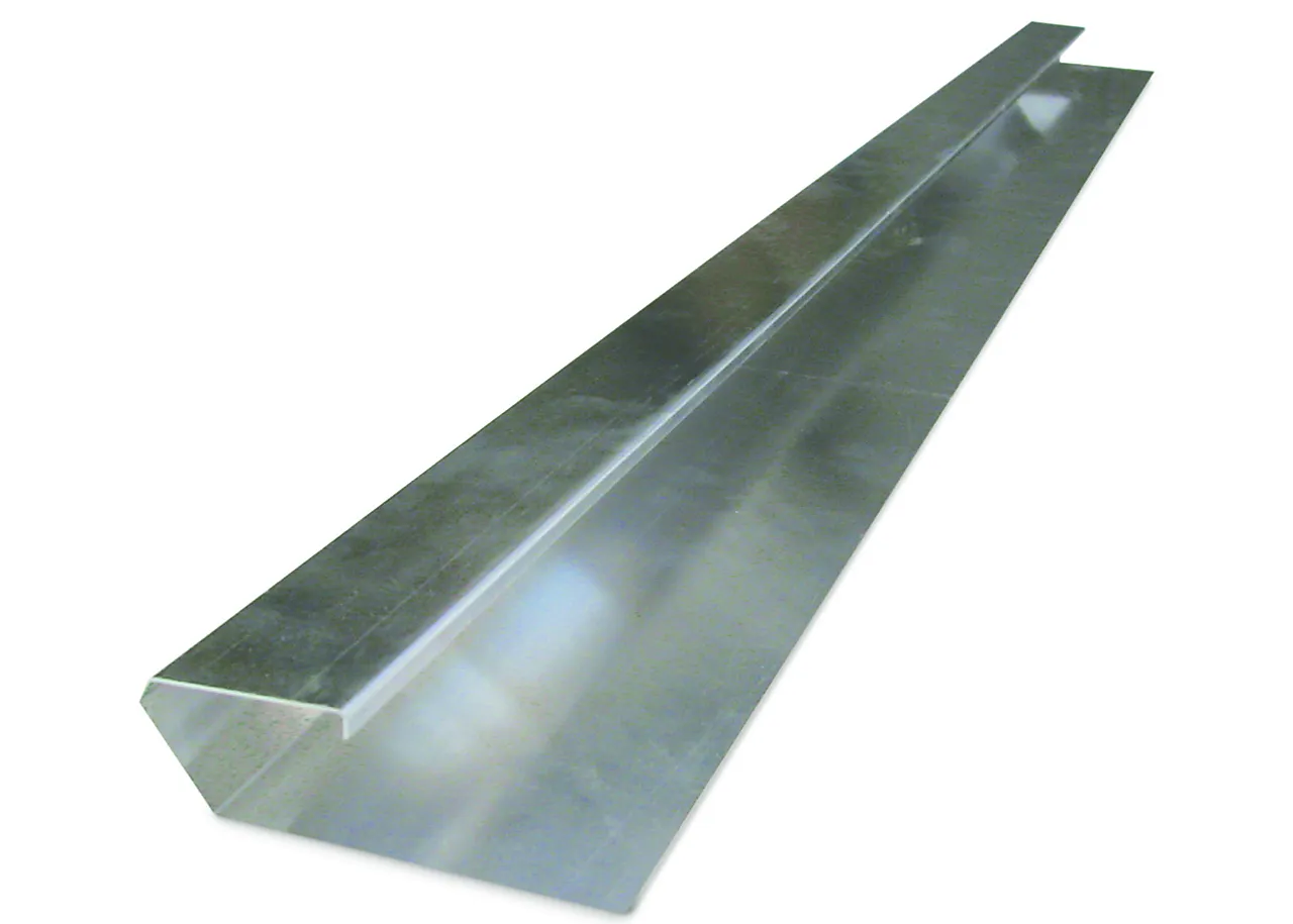 Toppinndekning terrassetak 110 110cm alu til bakkant mot vegg