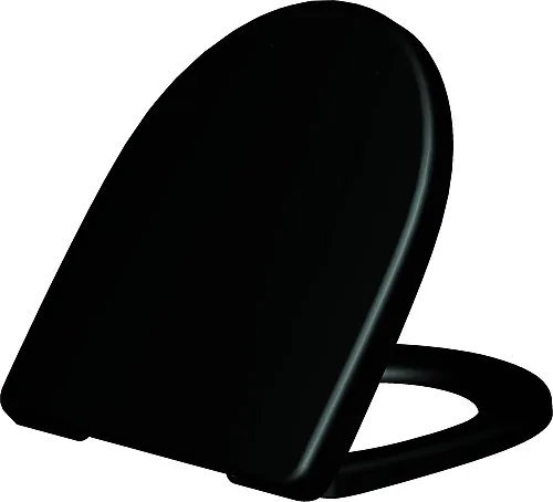 toalettsete edge svart soft close og quick release