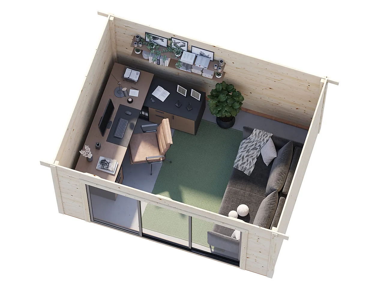 Hagestue Lydia 10,8 m² slide null - null - 2 - Miniatyr