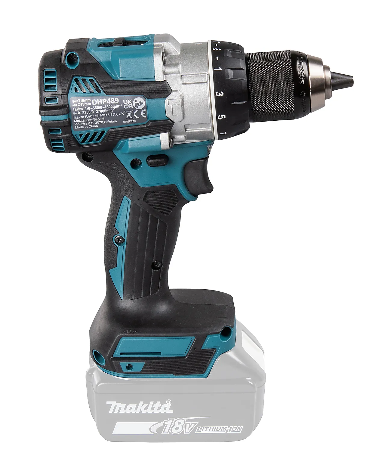 Slagbormaskin 18V DHP489Z u/ batteri null - null - 2 - Miniatyr