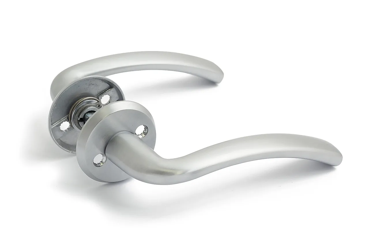 Dørhåndtak Oslo ytterdør børstet krom