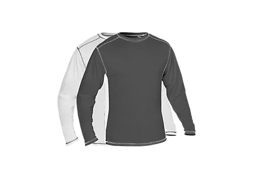 T-skjorte l erm l10011 svart 3xl svart teknisk air t long