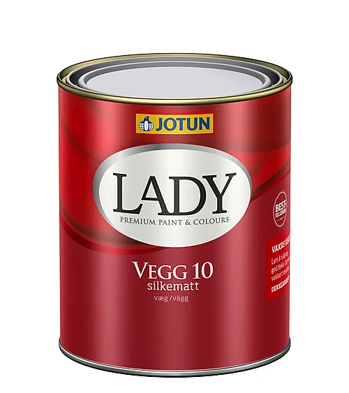 Lady Vegg 10 hvit 0,68 liter