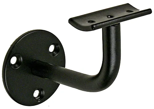 Gelenderholder stål sortlakkert