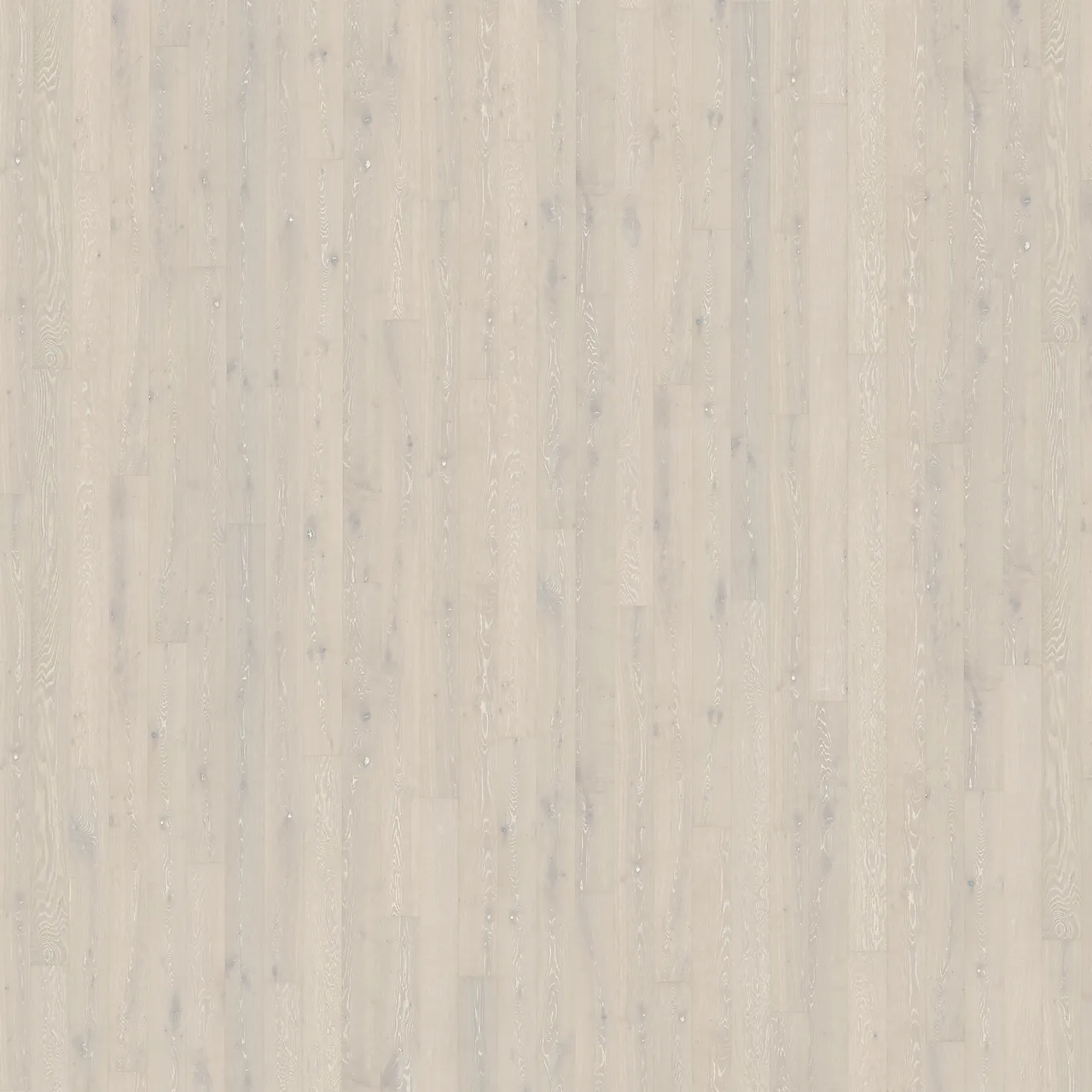 Eik Bright  1st plank børstet faset matt hvit null - null - 2 - Miniatyr