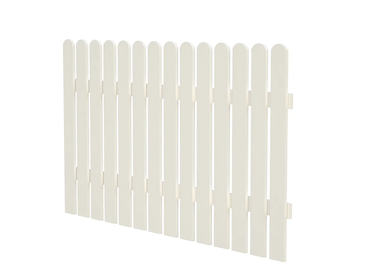 Hagegjerde Kelda 180x100 hvitmalt RAL 9016 null - null - 2 - Miniatyr