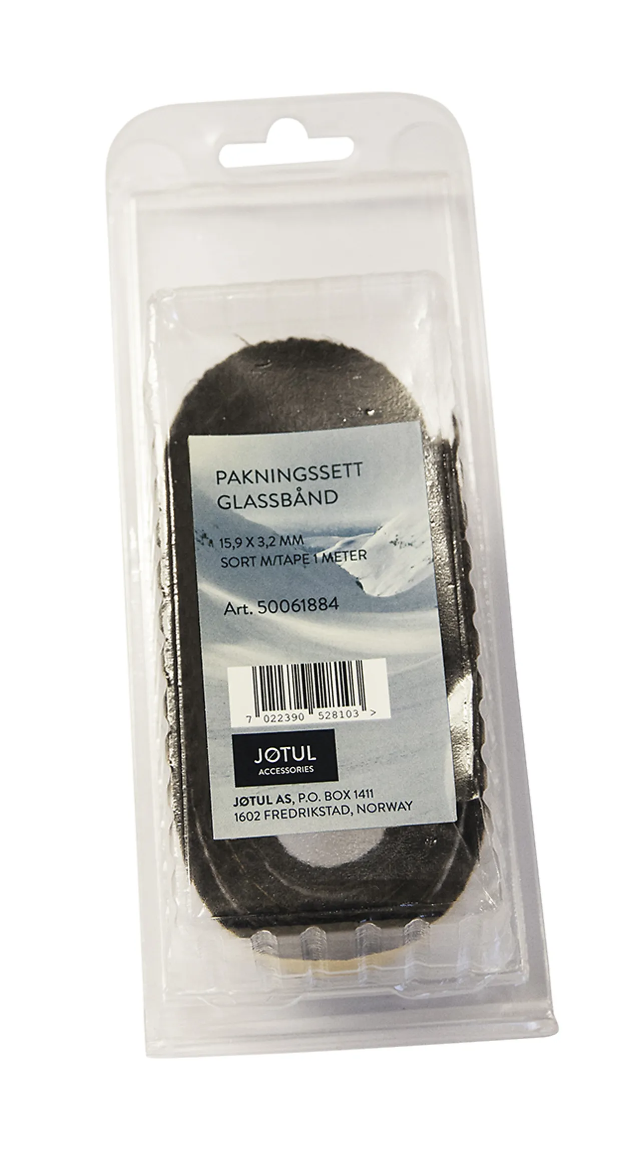 Pakningssnor 5 meter ø 6,3 mm