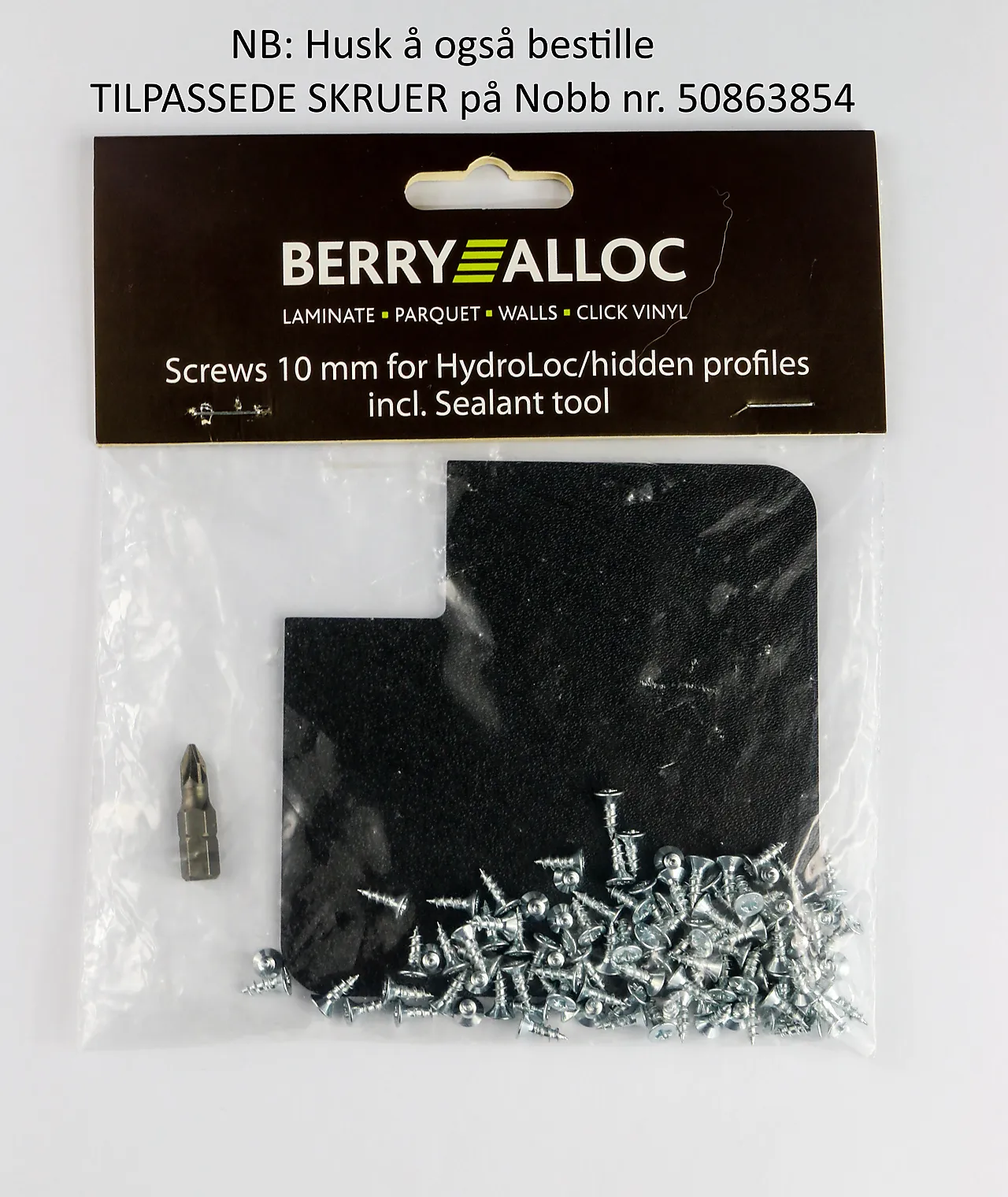 Hjørneprofil innvendig skjult 2,35 m Aluminium Hydroloc null - null - 3 - Miniatyr