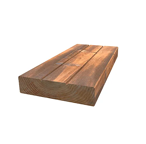 Terrassebord impregnert brun furu Strix Uno 28x120 mm