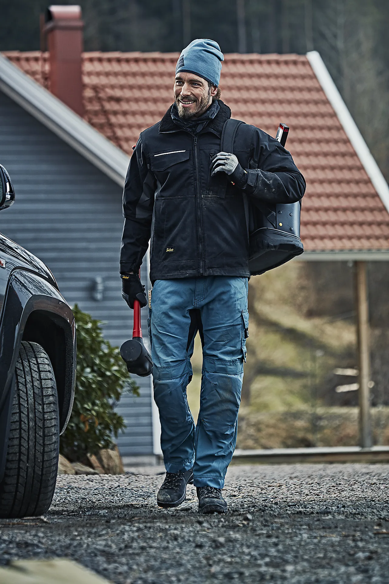 Lue i blå og orange one size null - Universal - 2 - Miniatyr