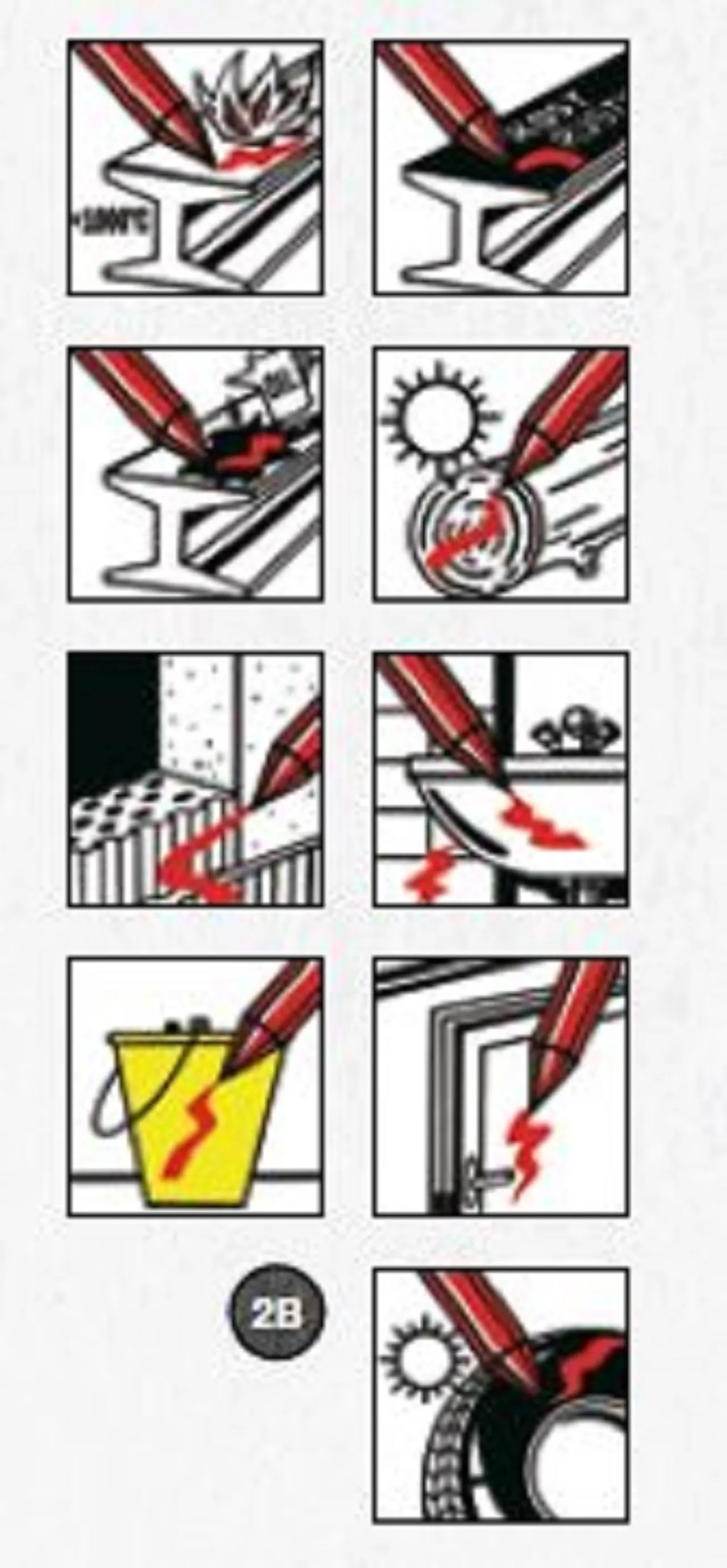 Hullmerkepenn Dry grafitt null - null - 2 - Miniatyr