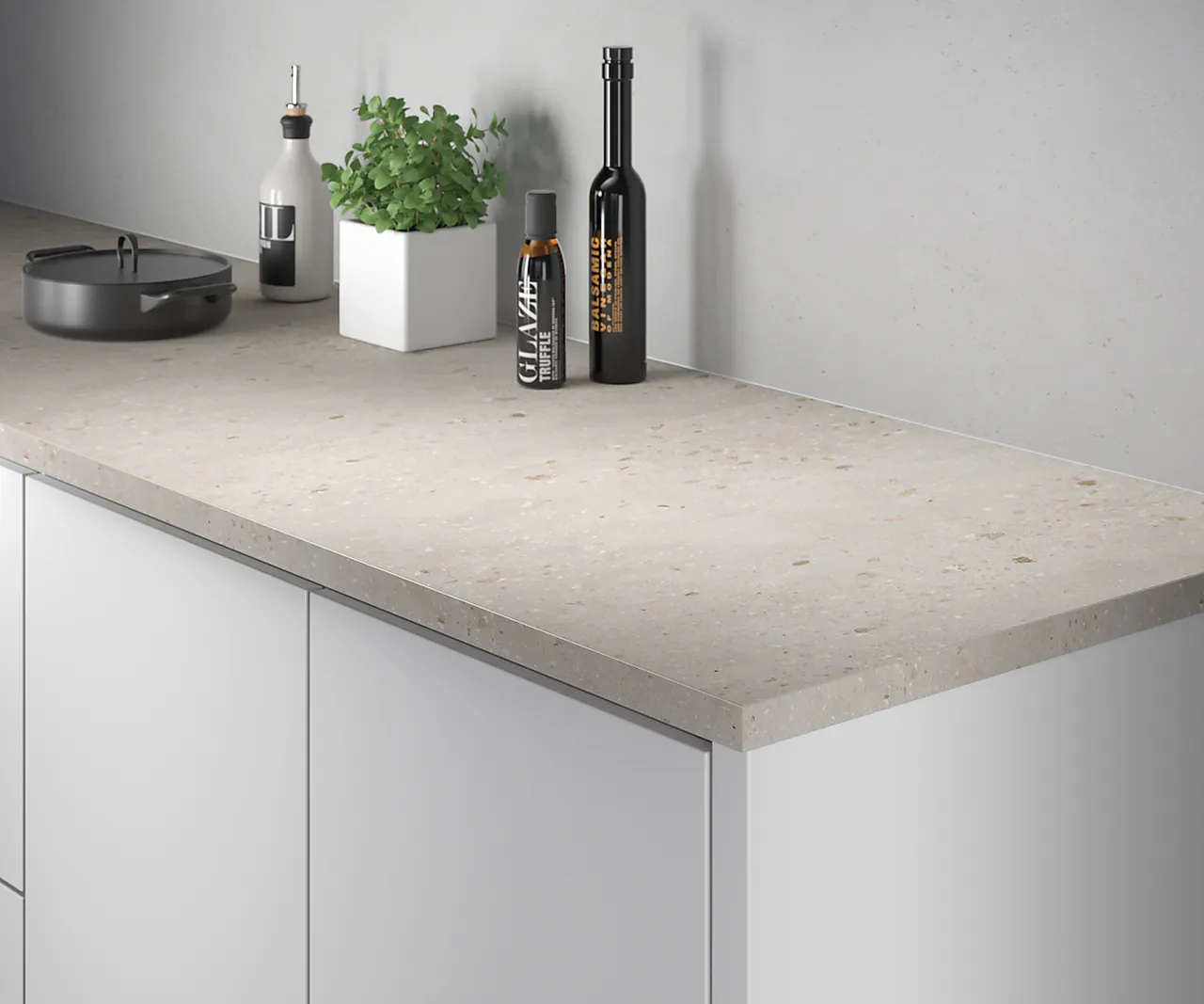 Benkeplate ABS 29x4100x610 mm terrazzo warm null - null - 2 - Miniatyr