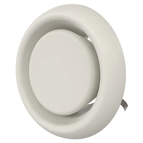 Avtrekksventil Ø125 mm hvit
