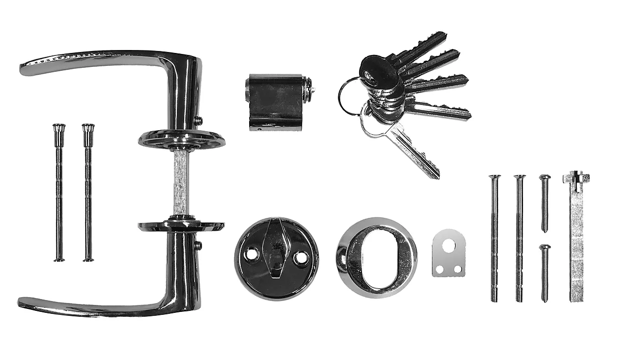 Lås- og håndtakssett til dør