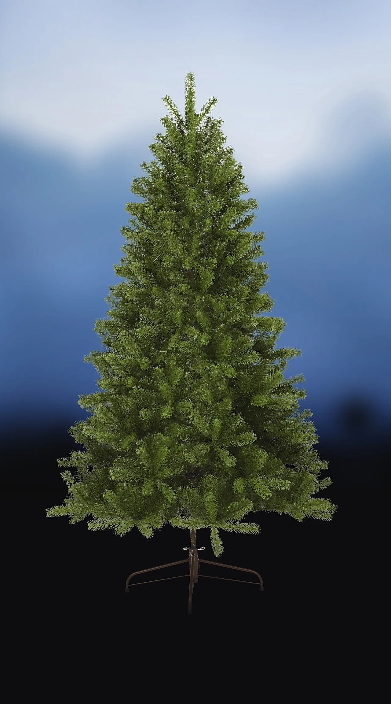 Schou juletre med metallfot 180 cm Schou juletre med metallfot 180 cm