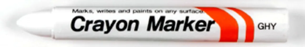 Merkekritt crayon marker hvit Merkekritt crayon marker hvit