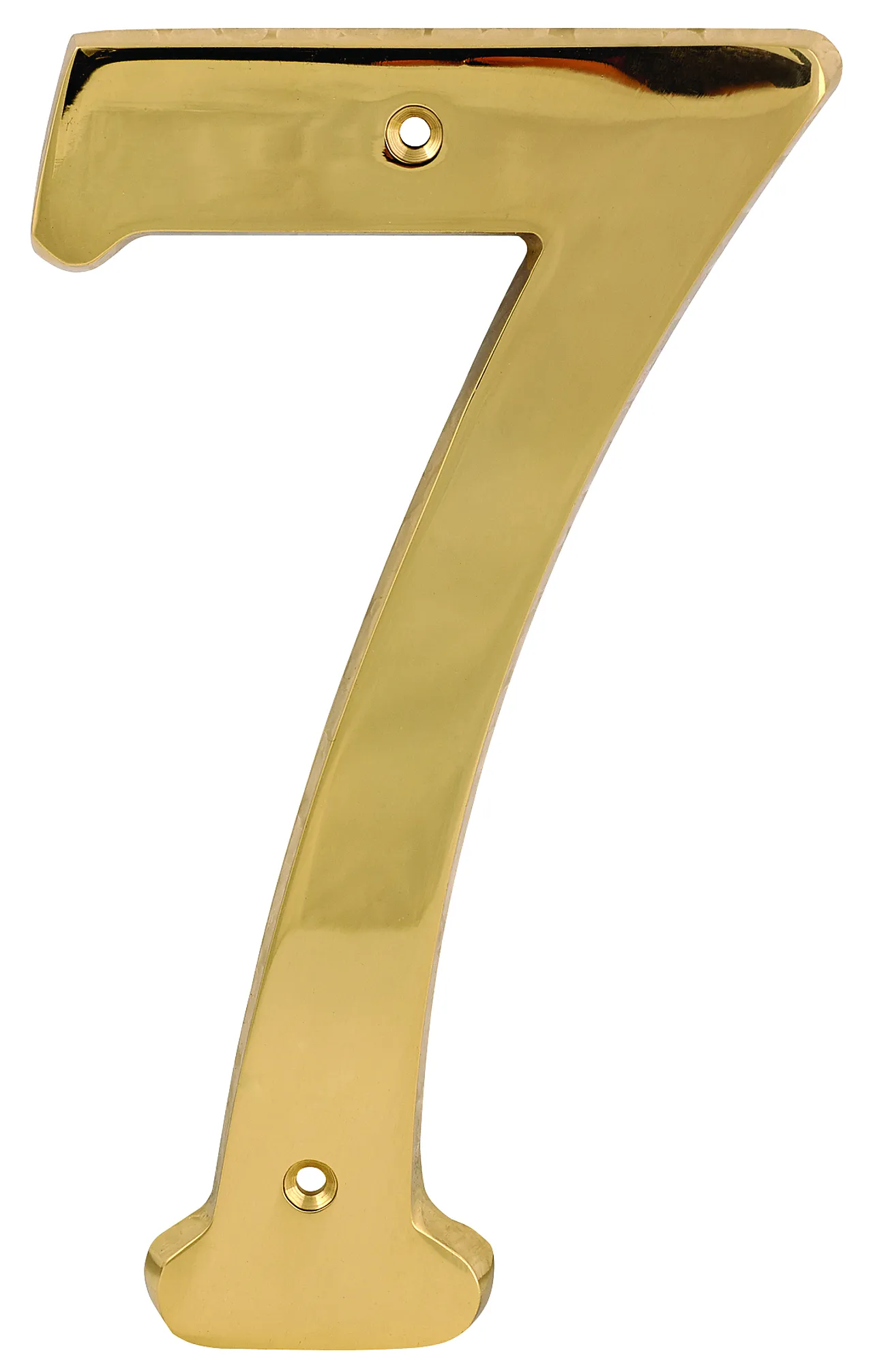 Husnummer 7 msp 155mm messing polert Husnummer 7 msp 155mm messing polert