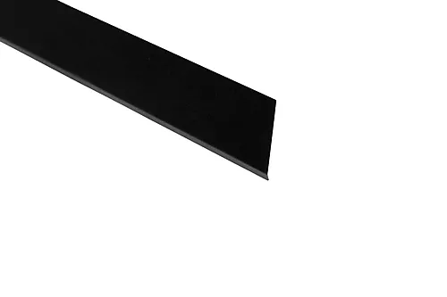Dørbeslag stål rett 280 x 1230 mm sort