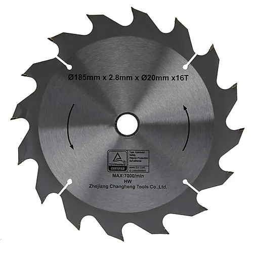 Q-tools sirkelsagblad 185x16 24 tenner