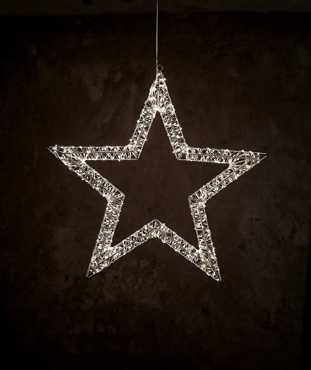 Lysstjerne Metall 50x3,5x47,5 cm 720 LED Lysstjerne Metall 50x3,5x47,5 cm 720 LED