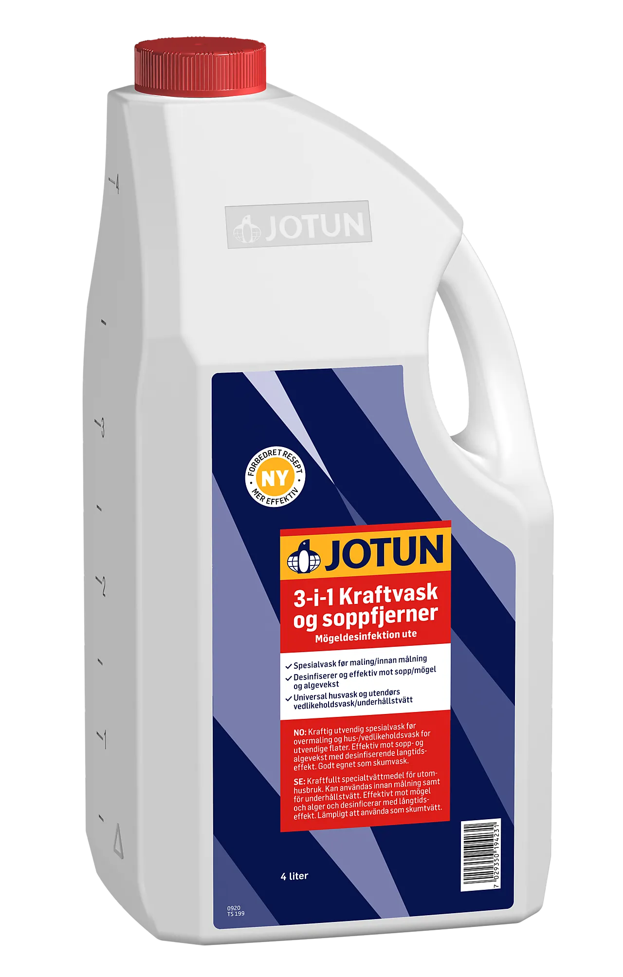 jotun 3 i 1 kraftvask og soppfjerner 4 liter