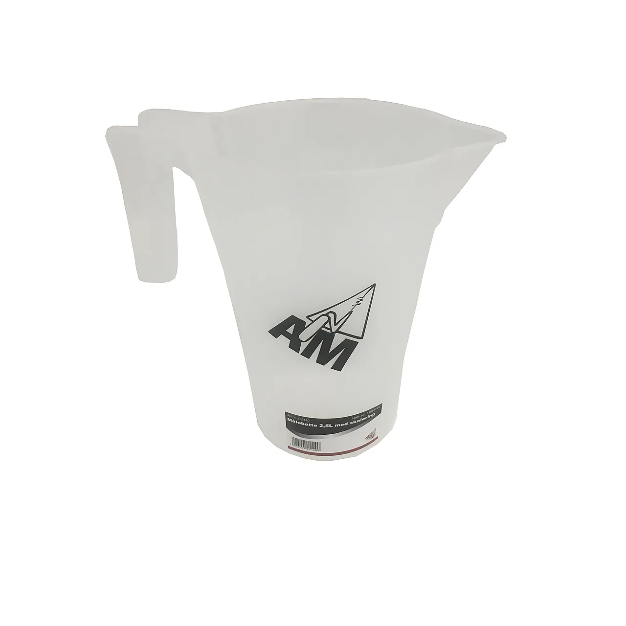 Målebøtte 2,5l med skalering Målebøtte 2,5l med skalering