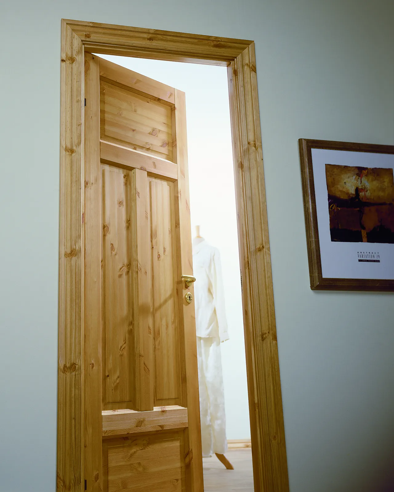 Dør Tradition 04N 80x200 cm ubehandlet null - 80x200 - 2 - Miniatyr