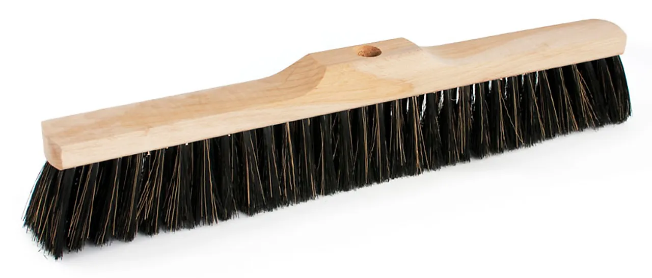 Støvkost 50cm u/gjenger sort starks myk sort feiekost m/blandingsbust