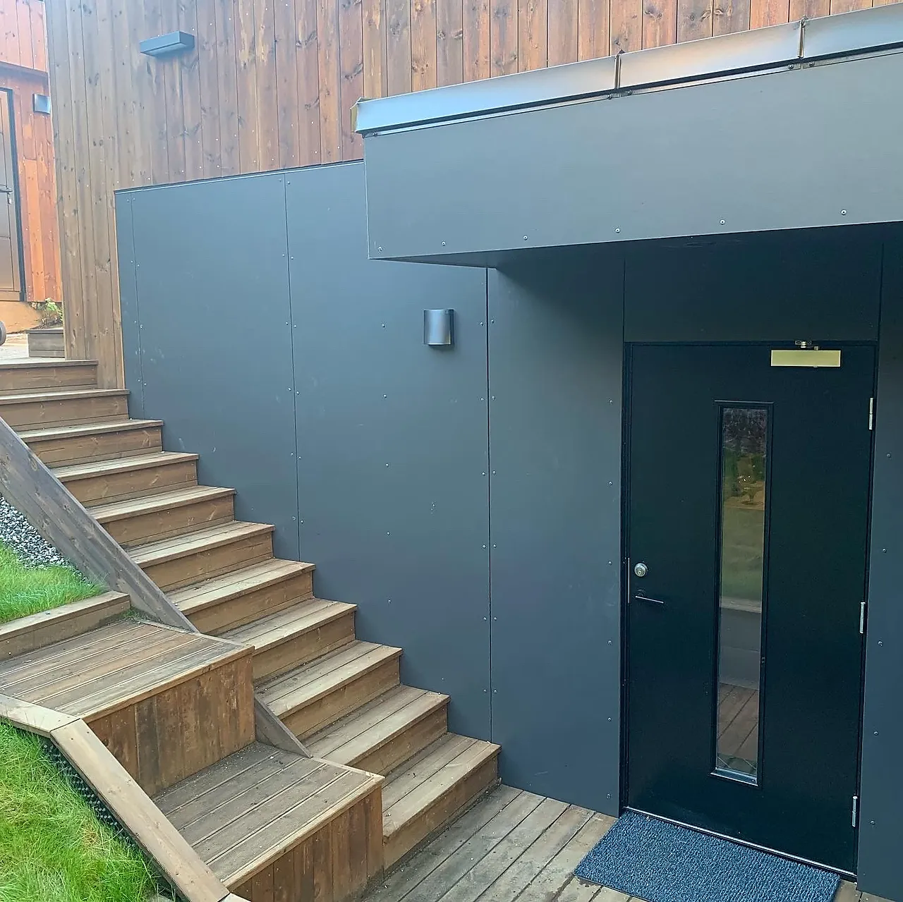 Dør yd volda 9x21h mørk grå ncs s 7500-n null - null - 3 - Miniatyr