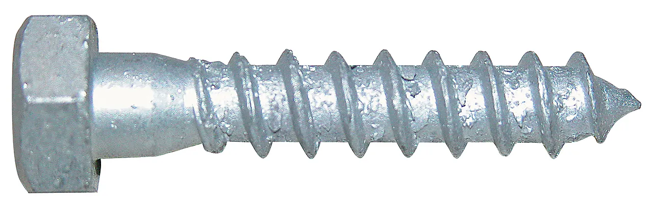 Treskrue fransk 8x90 mm varmeforzinket 4 stk