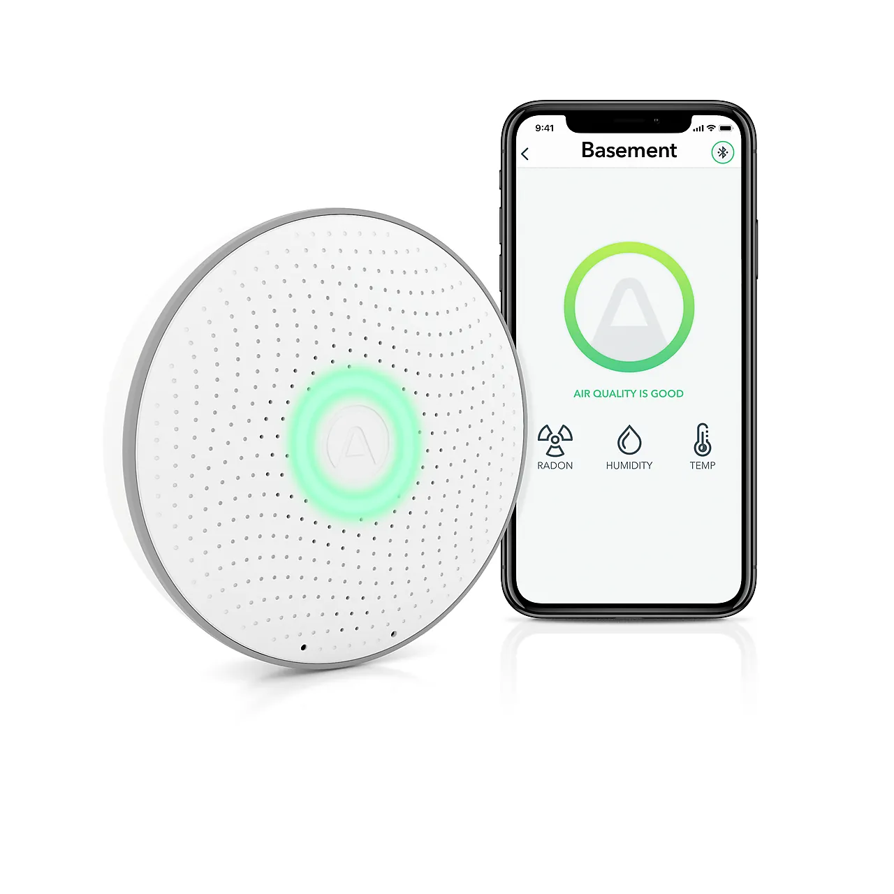 Airthings wave smart radonmåler null - null - 3 - Miniatyr