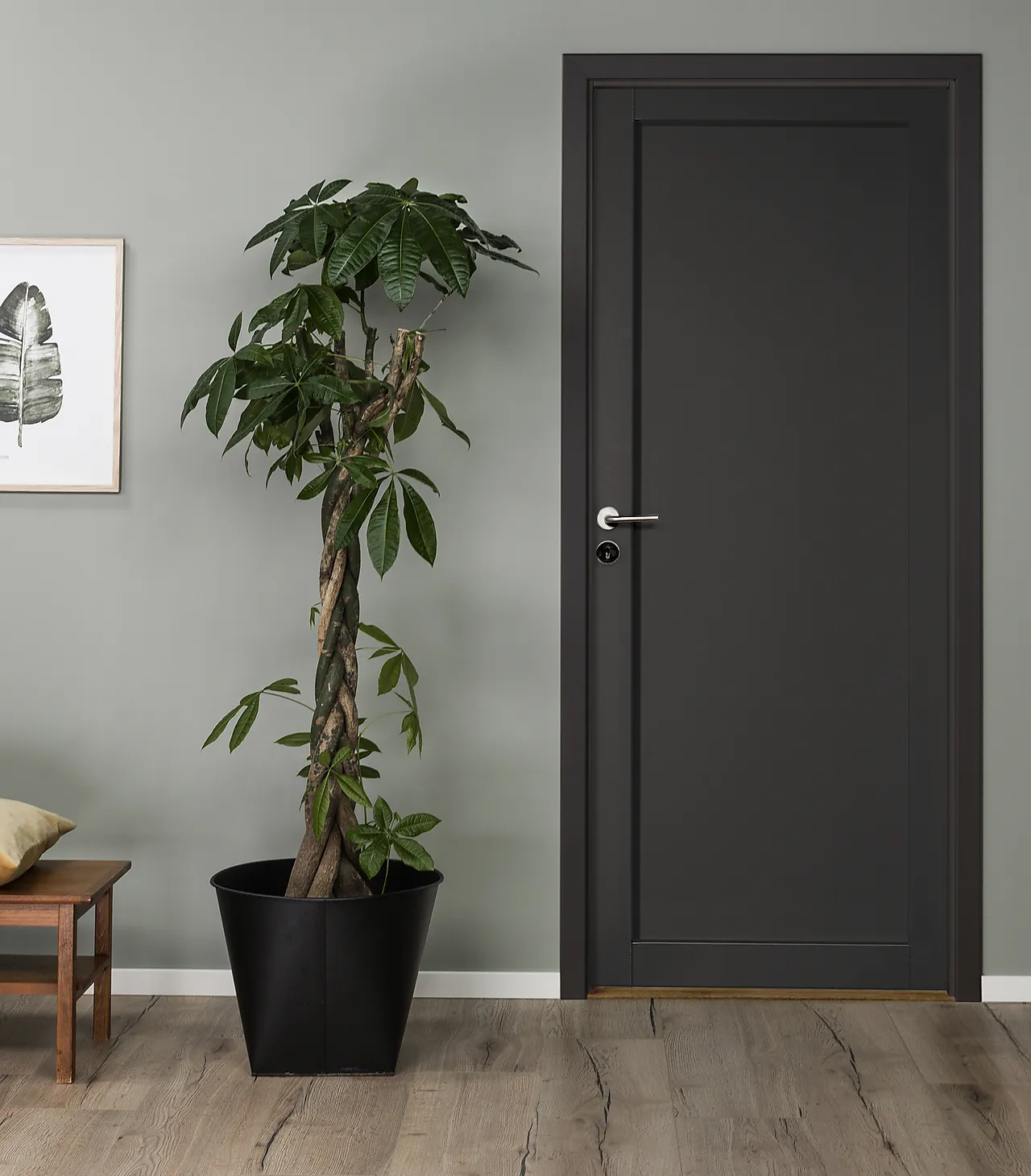 Innerdør Prima dempet sort 80x200 cm null - 80x200 - 2 - Miniatyr