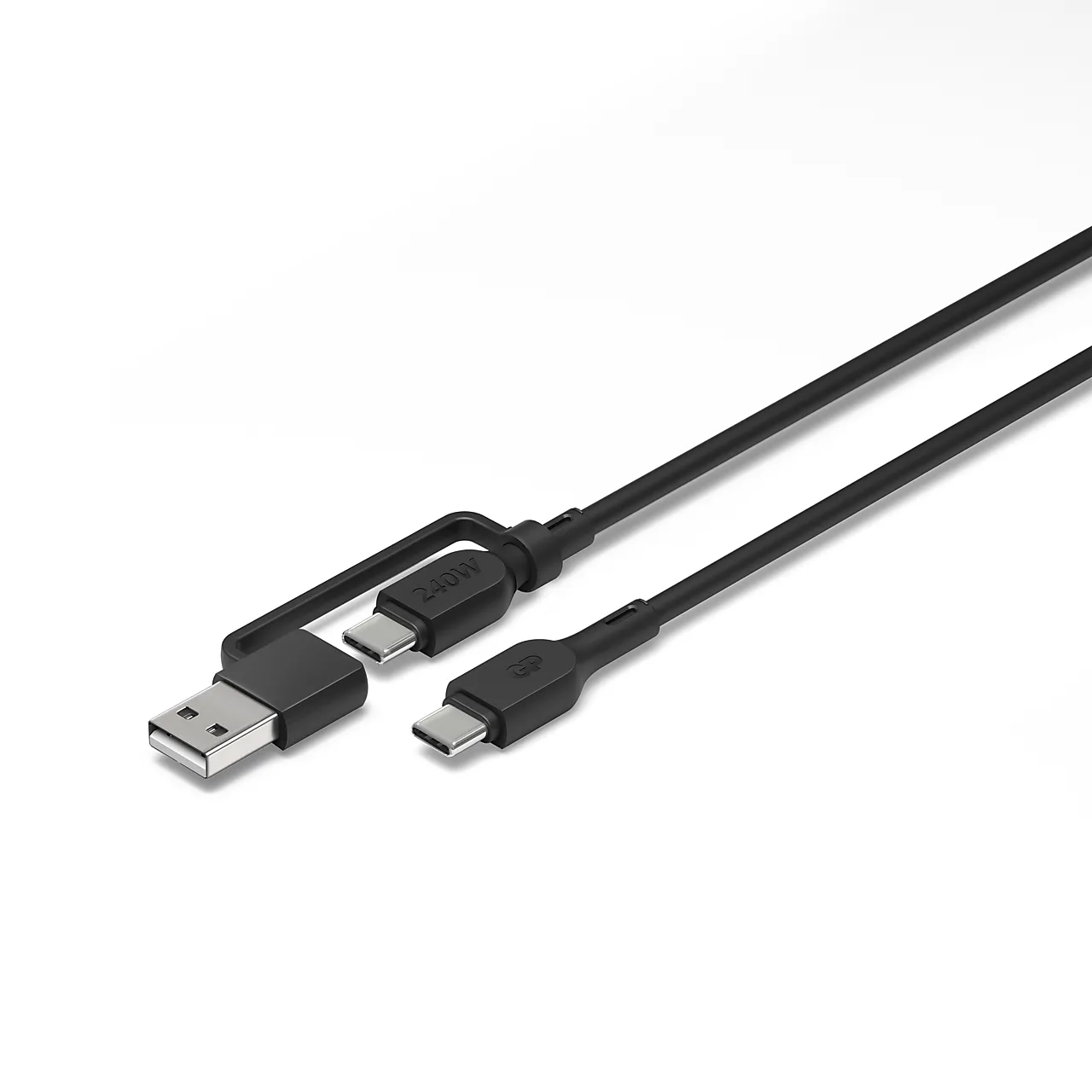 Kabel USB-C til C og A-adapter 240W 1,5 meter null - null - 2 - Miniatyr