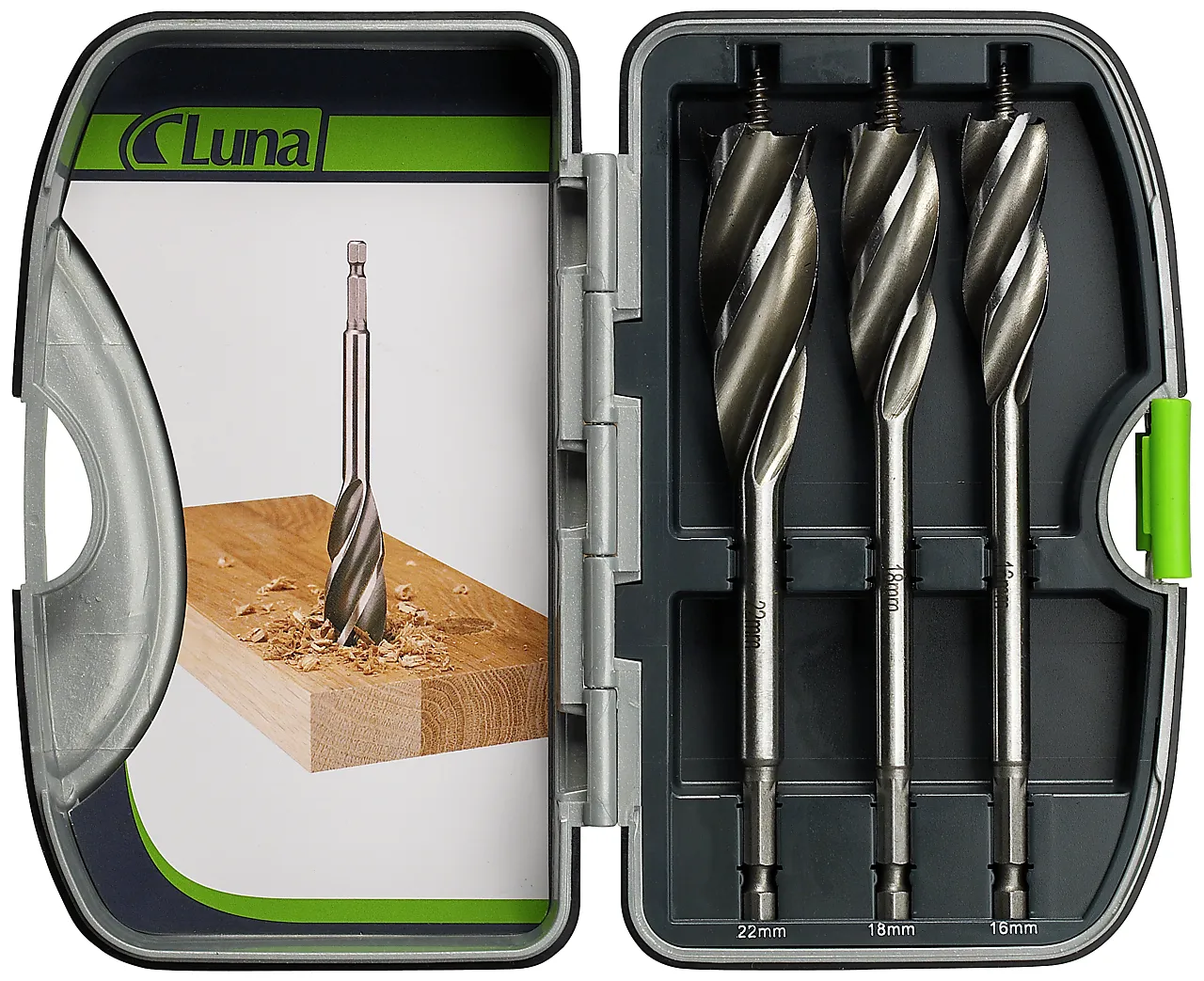 Bor spiral sett tre 4z 3-deler