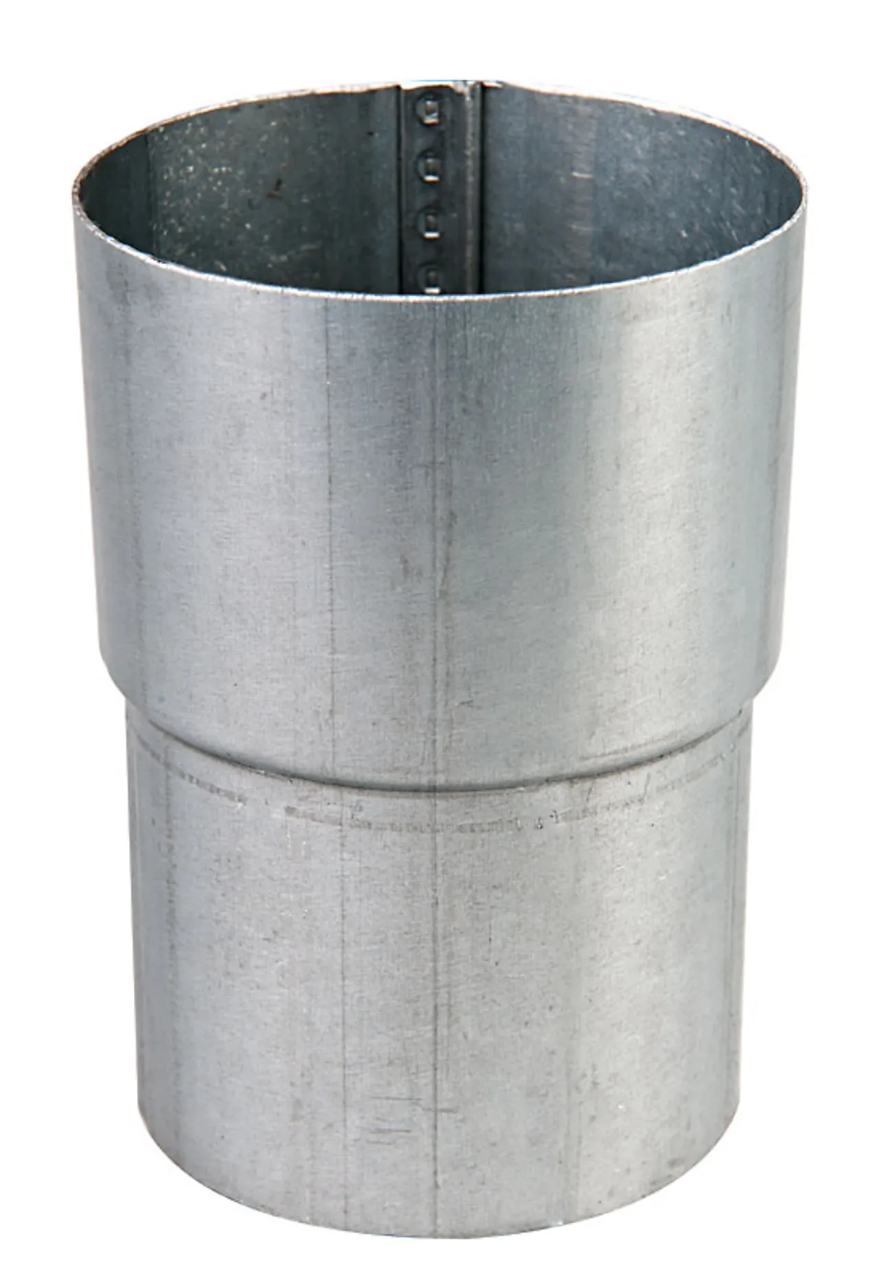 Rørmuffe 90mm stål pluss takrenne