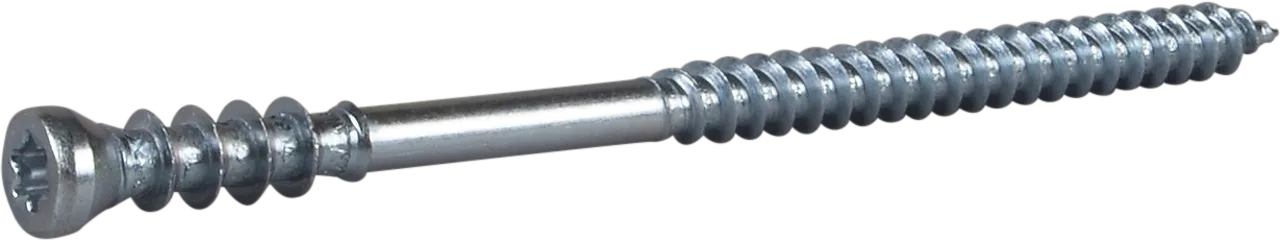 Karmskrue L8 med skarp spiss 6x110 mm 50 stk