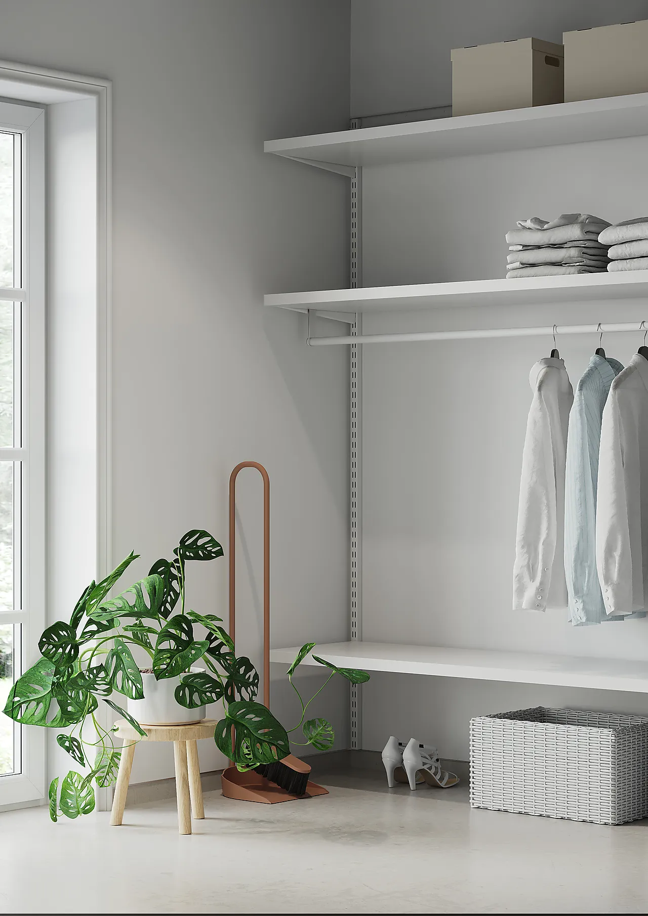 Baderomsplate hvit prosjekt 10x620x2720 mm