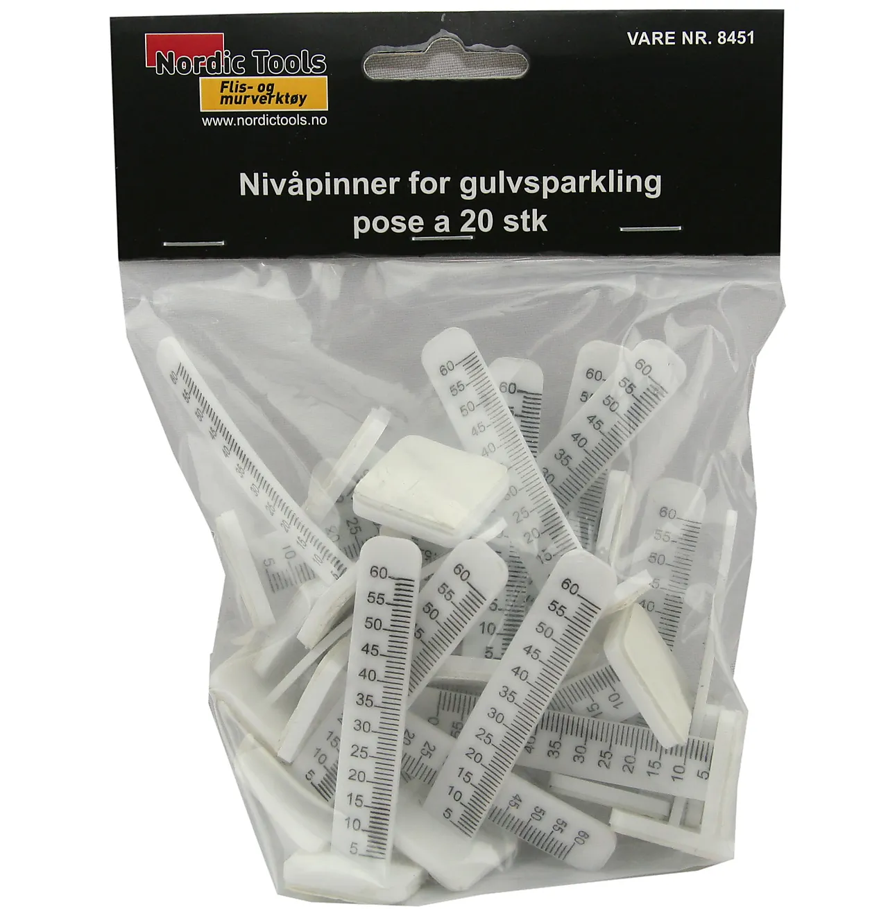 Nivåpinner f/ støp og avretting Nivåpinner f/ støp og avretting