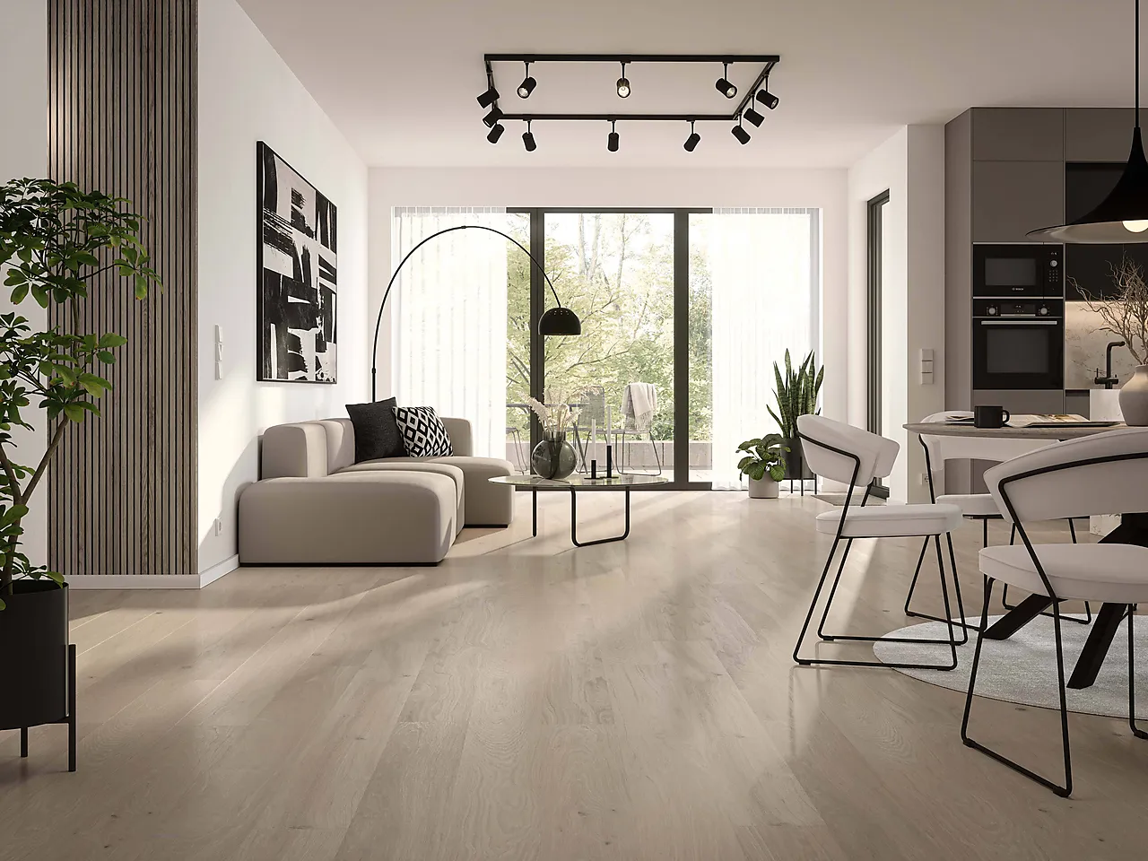 Gulv herdet eik blend PW valje L null - null - 2 - Miniatyr