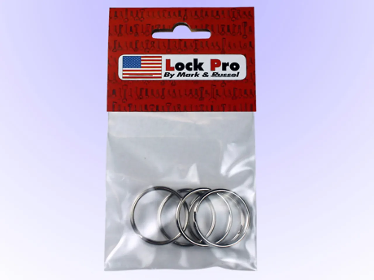 Nøkkelring 30mm 5-pk gds