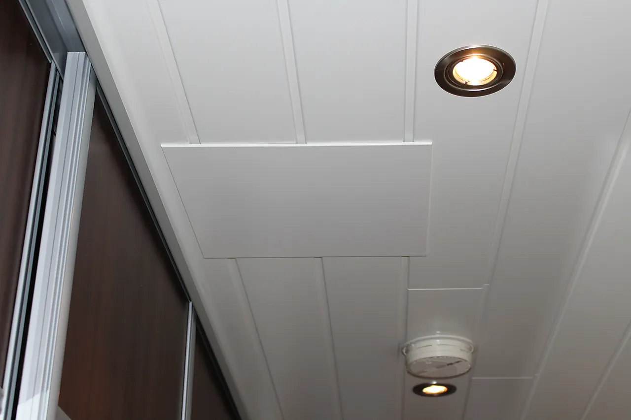 Inspek.luke m/magnet 150x150mm (100x100) hvit stålral9010 null - null - 3 - Miniatyr