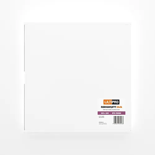 Rørmansjett hvit Ø70-110 mm 150x150 mm