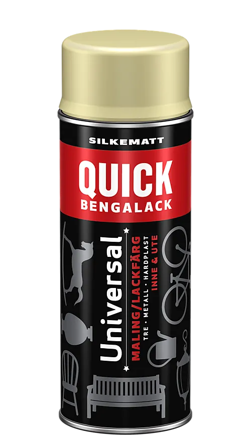 Bengalack spray 400ml naturlig silkematt